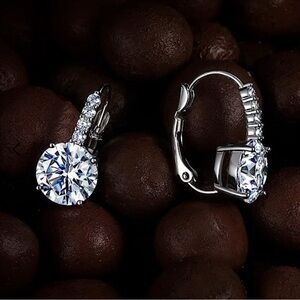 Rachel Glauber White Gold Plated earrings